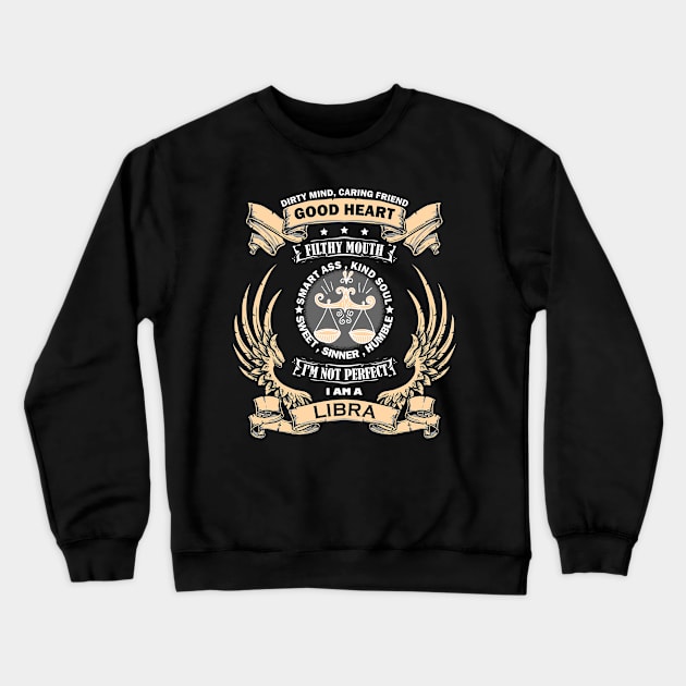 Zodiac Sign - Libra Crewneck Sweatshirt by Dreamteebox